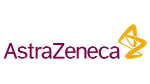 AstraZeneca logo representing an attending company at Peptide-Based Therapeutics Europe.