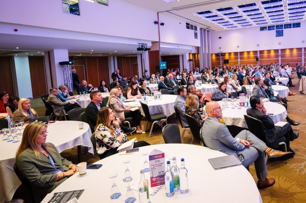 Large audience attending Peptide-Based Therapeutics Europe, Europe's leading peptide therapeutics conference.